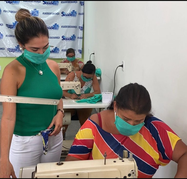 São José da Laje: Em tempos de pandemia, município implementa fabricação de máscaras