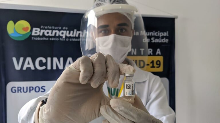 Saúde de Branquinha começa a aplicar vacina da Janssen contra a Covid-19