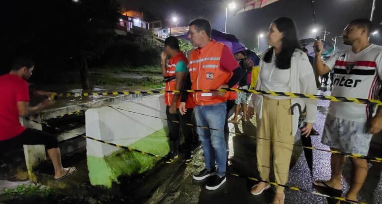 Prefeitura de Branquinha monta força-tarefa para ajudar famílias afetadas pela chuva