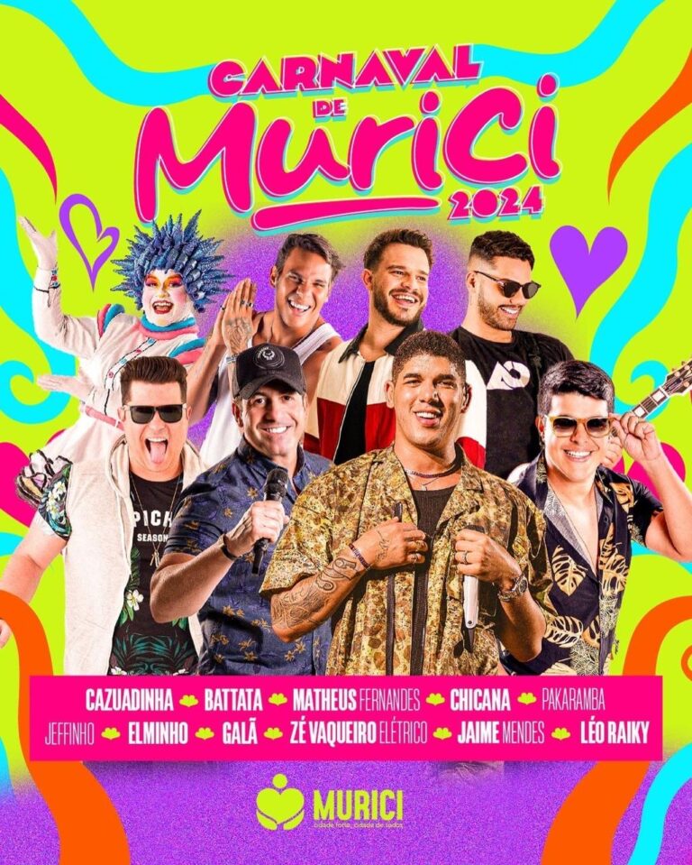 Prefeitura de Murici divulga programaçãodo carnaval 2024